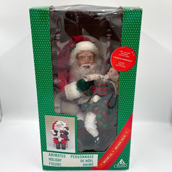 Holiday Creations Animated Musical Santa Figure - Picture 9 of 14